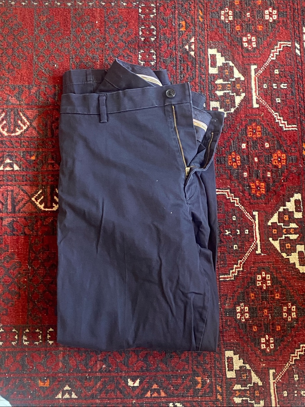Dockers Relaxed Men’s Navy Khaki Pants (2 Pairs)